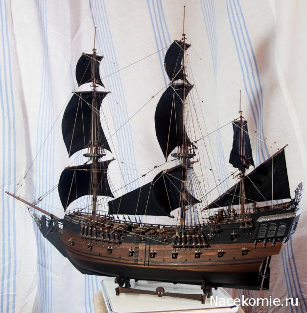 Собери Чёрную Жемчужину. Рангоут и такелаж.