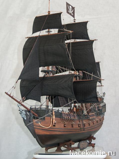 Собери Чёрную Жемчужину. Рангоут и такелаж.