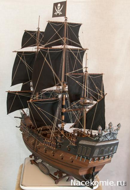 Собери Чёрную Жемчужину. Рангоут и такелаж.