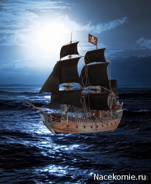 Собери Чёрную Жемчужину. Рангоут и такелаж.