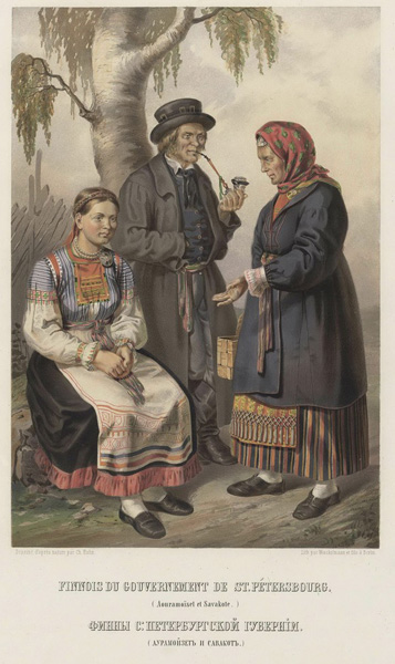 Куклы в народных костюмах №79 Кукла в финском женском костюме