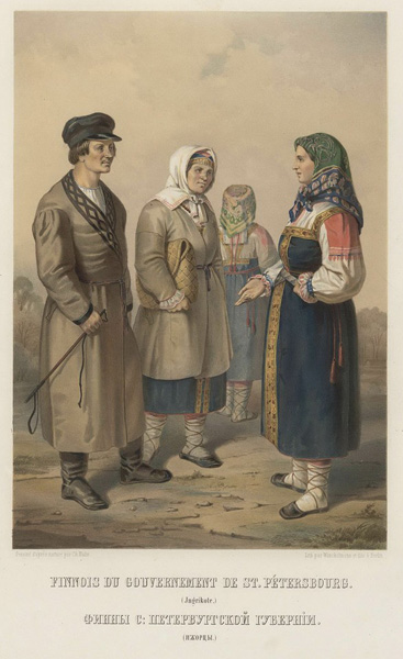 Куклы в народных костюмах №79 Кукла в финском женском костюме