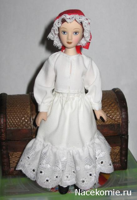 Куклы в народных костюмах №79 Кукла в финском женском костюме