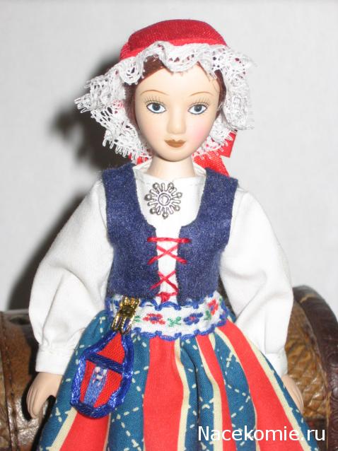 Куклы в народных костюмах №79 Кукла в финском женском костюме