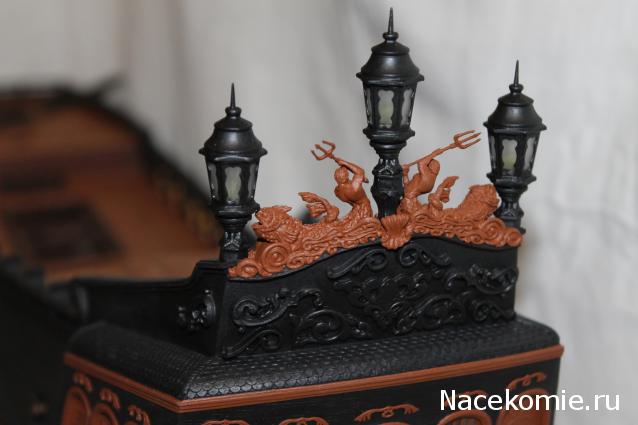 Собери Чёрную Жемчужину. Корма и каюта капитана