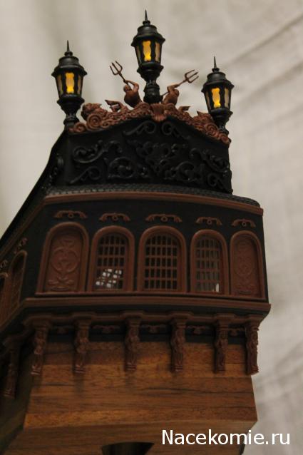 Собери Чёрную Жемчужину. Корма и каюта капитана