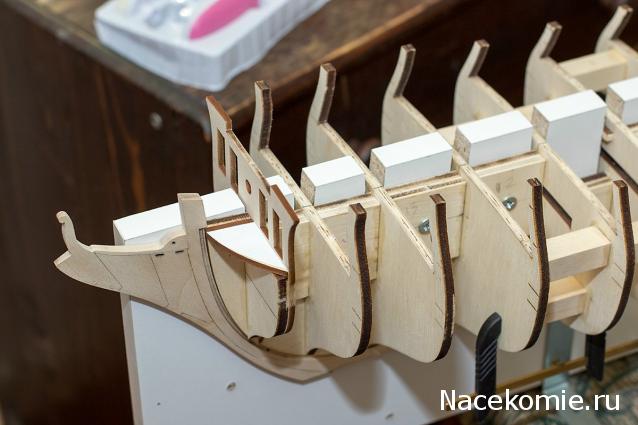 Императорская яхта «Штандарт» - Сборка корпуса