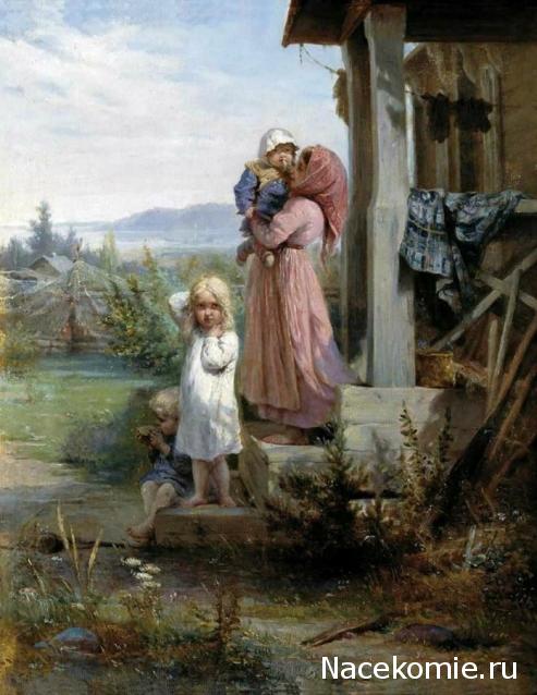 Народный костюм в живописи и графике