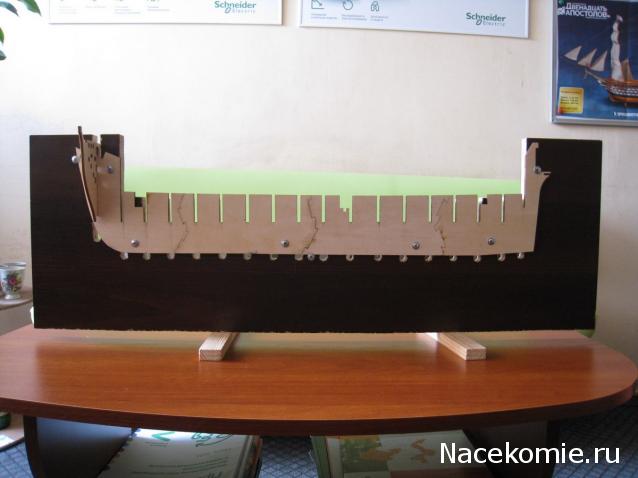 Императорская яхта «Штандарт» - Сборка корпуса