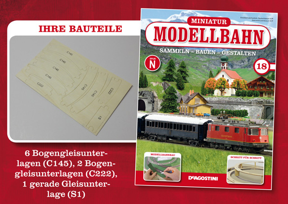 Железная дорога. Собери альпийскую легенду (масштаб 1:160) - ДеАгостини - тест