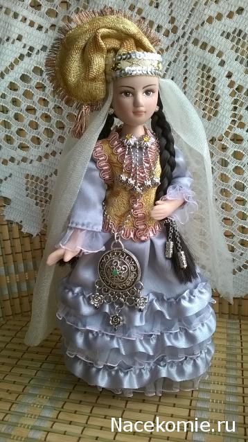 Куклы в народных костюмах №31 Кукла в татарском свадебном костюме