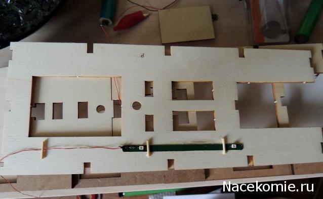 Императорская яхта «Штандарт» - Электричество на модели