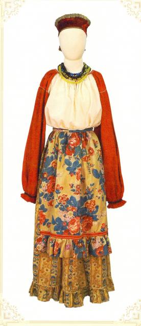 Куклы в народных костюмах №10 Кукла в праздничном костюме Воронежской губернии