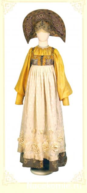 Куклы в народных костюмах №2 Кукла в летнем костюме Костромской губернии