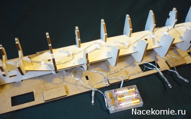 Императорская яхта «Штандарт» - Электричество на модели