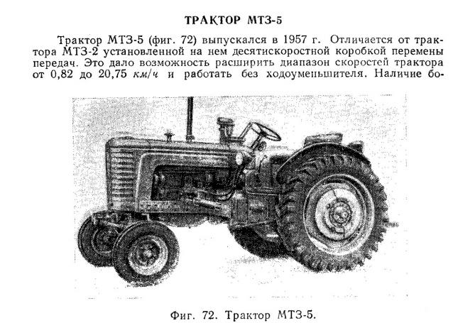 Тракторы №35 - МТЗ-5 "Беларусь"