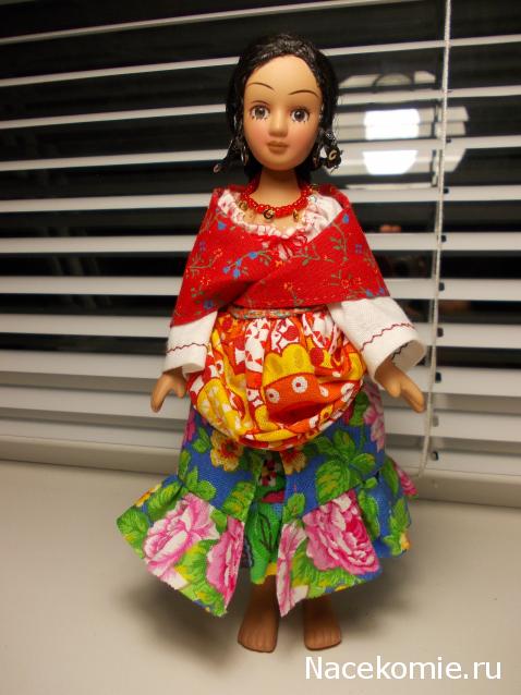 Куклы в народных костюмах №67 Кукла в цыганском девичьем костюме