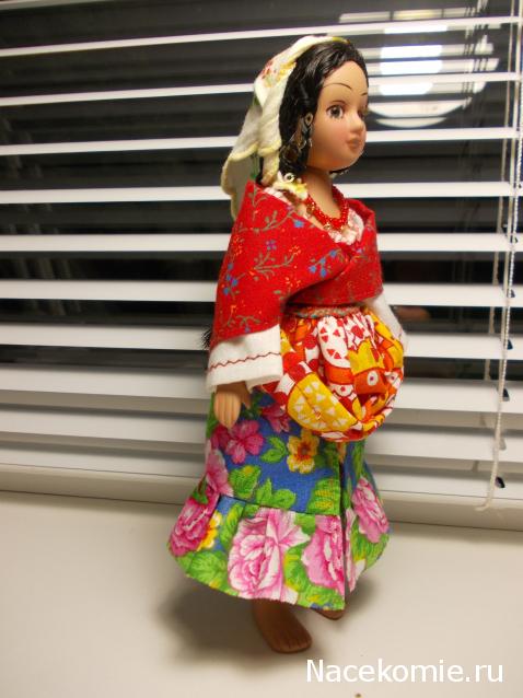 Куклы в народных костюмах №67 Кукла в цыганском девичьем костюме