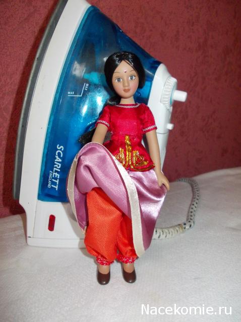 Куклы в народных костюмах №90 Кукла в кабардинском женском костюме