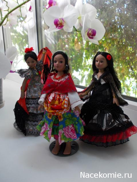 Куклы в народных костюмах №67 Кукла в цыганском девичьем костюме