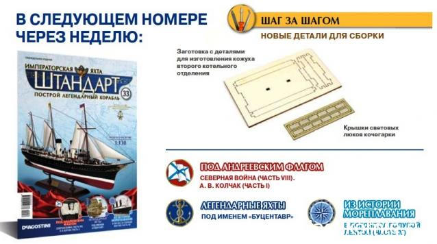 Императорская яхта «Штандарт» - График выхода и обсуждение