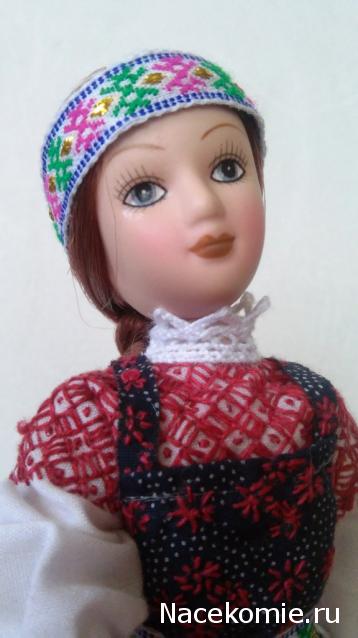 Куклы в народных костюмах №72 Кукла в девичьем костюме Коми