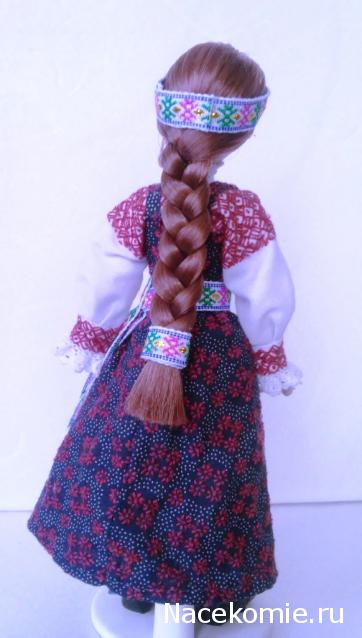 Куклы в народных костюмах №72 Кукла в девичьем костюме Коми