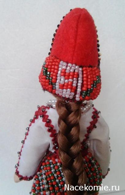 Куклы в народных костюмах №59 Кукла в мордовском летнем костюме