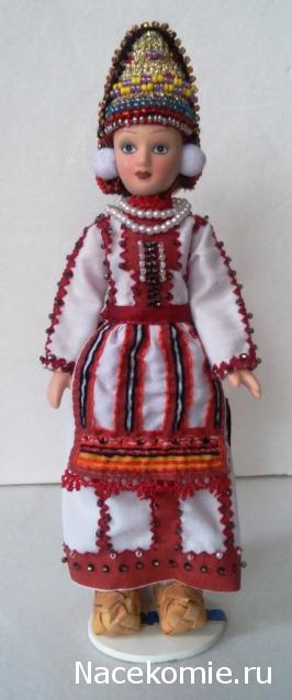 Куклы в народных костюмах №59 Кукла в мордовском летнем костюме