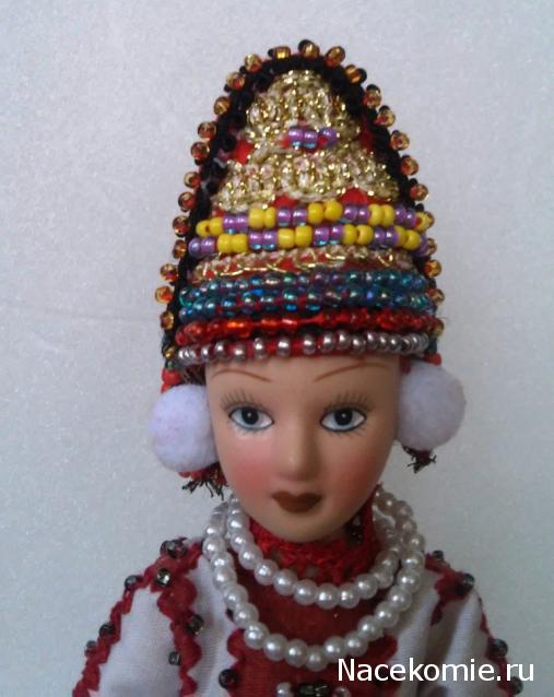 Куклы в народных костюмах №59 Кукла в мордовском летнем костюме