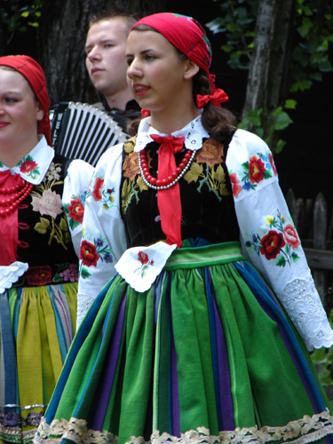 Куклы в народных костюмах №62 Кукла в польском праздничном костюме