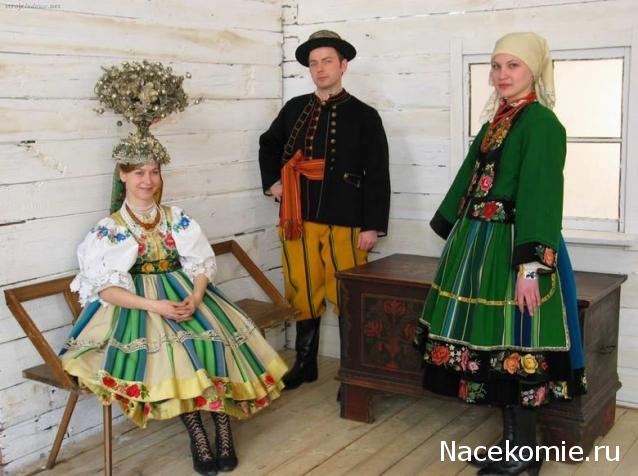 Куклы в народных костюмах №62 Кукла в польском праздничном костюме