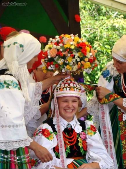 Куклы в народных костюмах №62 Кукла в польском праздничном костюме