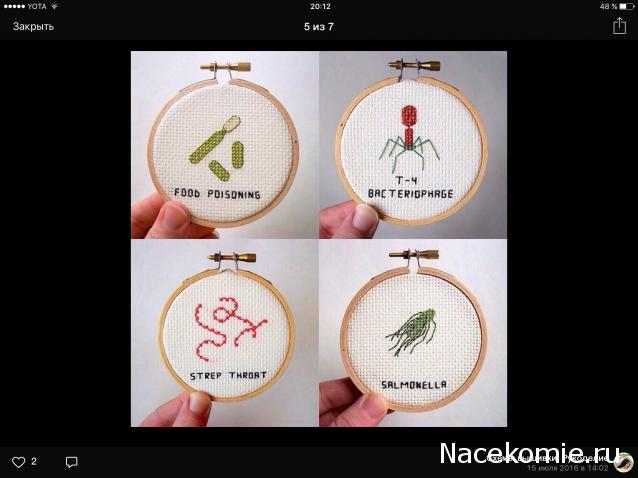 Стежок-за стежком-болталка вышивка крестом