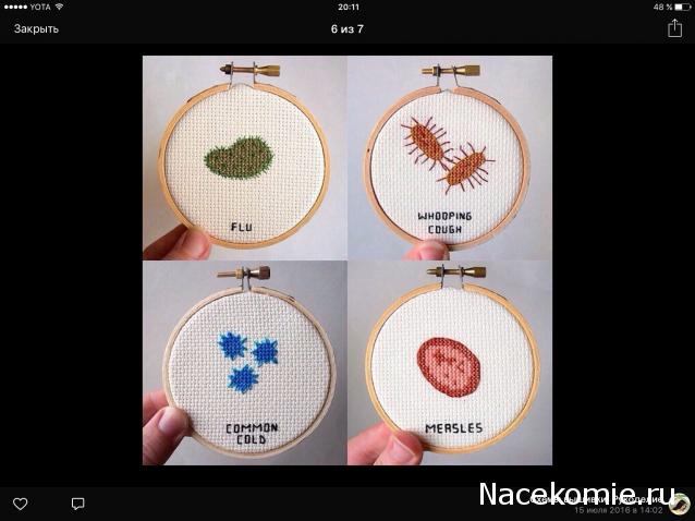 Стежок-за стежком-болталка вышивка крестом