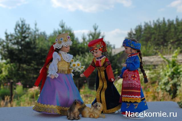 Куклы в Народных Костюмах - Конкурс "Как будто заблудившись в нежном лете..."