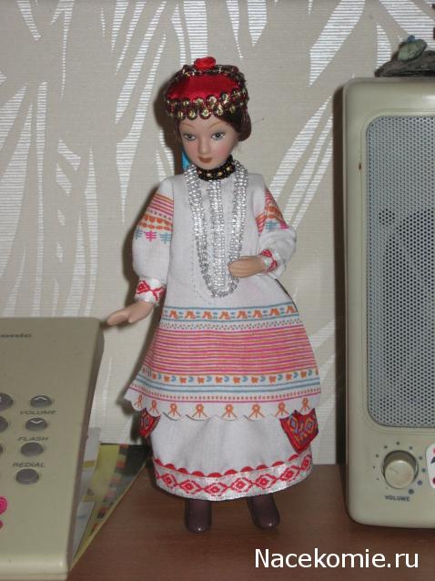 Куклы в народных костюмах №21 Кукла в праздничном костюме Калужской губернии