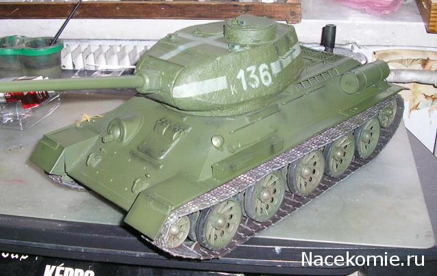 Танк Т-34 - Фотоотчёты по сборке модели
