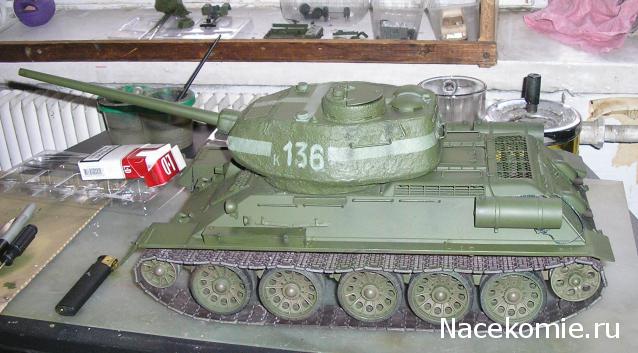 Танк Т-34 - Фотоотчёты по сборке модели