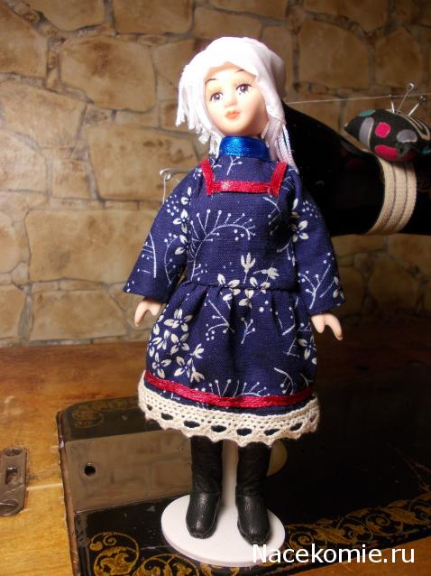 Куклы в народных костюмах №59 Кукла в мордовском летнем костюме