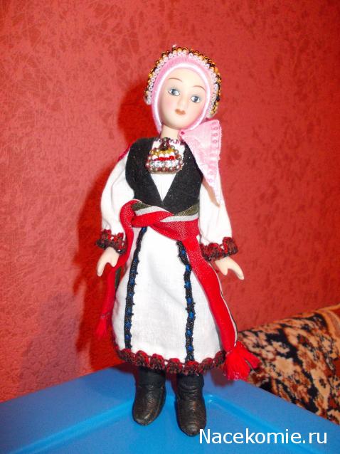 Куклы в народных костюмах №59 Кукла в мордовском летнем костюме