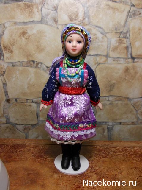 Куклы в народных костюмах №59 Кукла в мордовском летнем костюме