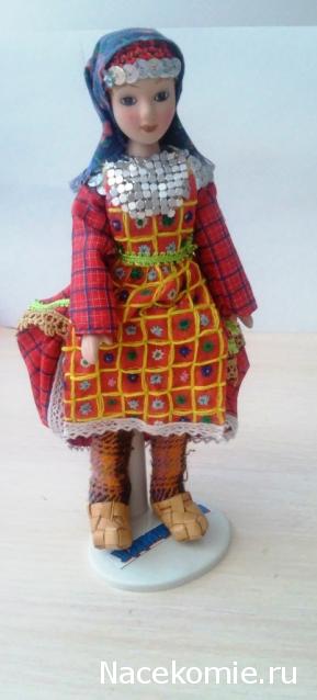 Куклы в народных костюмах №65 Кукла в удмуртском женском костюме