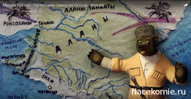 Куклы в народных костюмах №15 Кукла в осетинском девичьем костюме