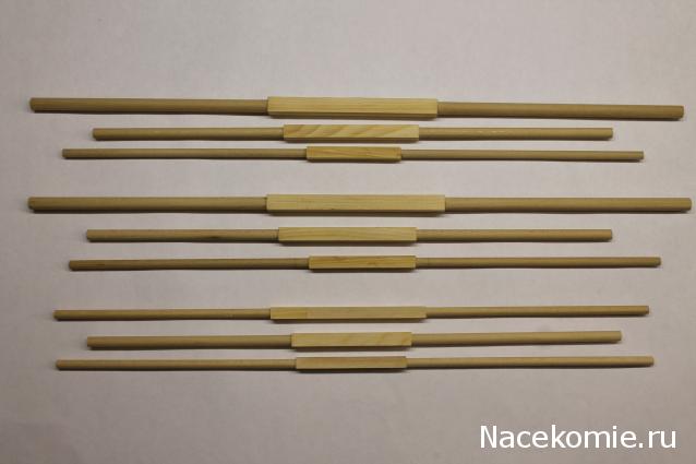 Собери Чёрную Жемчужину. Рангоут и такелаж.