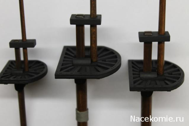 Собери Чёрную Жемчужину. Рангоут и такелаж.