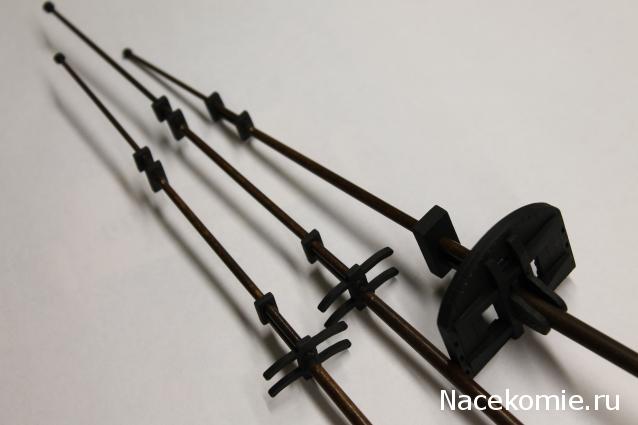 Собери Чёрную Жемчужину. Рангоут и такелаж.