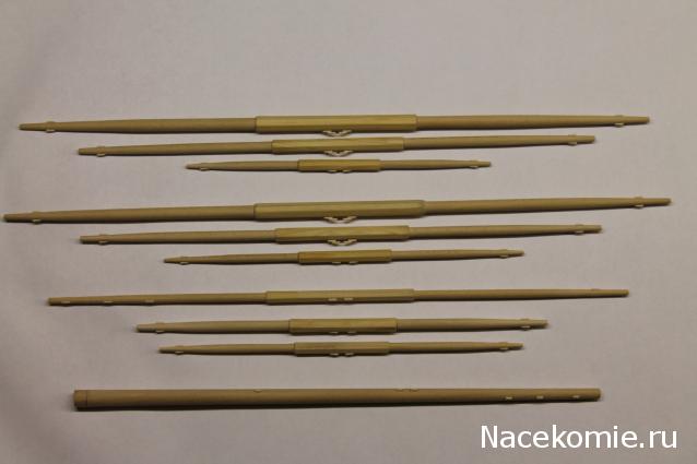 Собери Чёрную Жемчужину. Рангоут и такелаж.