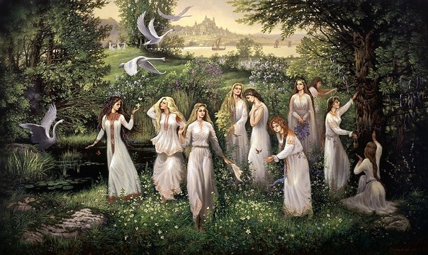 Куклы в народных костюмах №55 Кукла в девичьем костюме Астраханской губернии