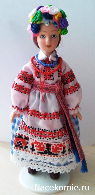 Куклы в народных костюмах №66 Кукла в девичьем костюме Витебской губернии